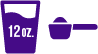 Mix 1 scoop with 12 ?. oz. water and enjoy - image